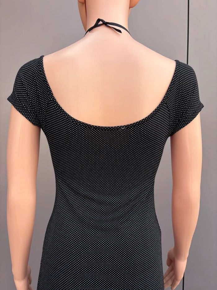 Robe noire à pois blancs Cache Cache – Taille 38 – Très bon état - photo numéro 6