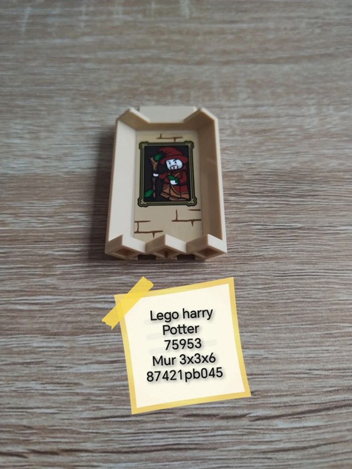 Lego harry Potter mur 3x3x6 réf 87421pb045