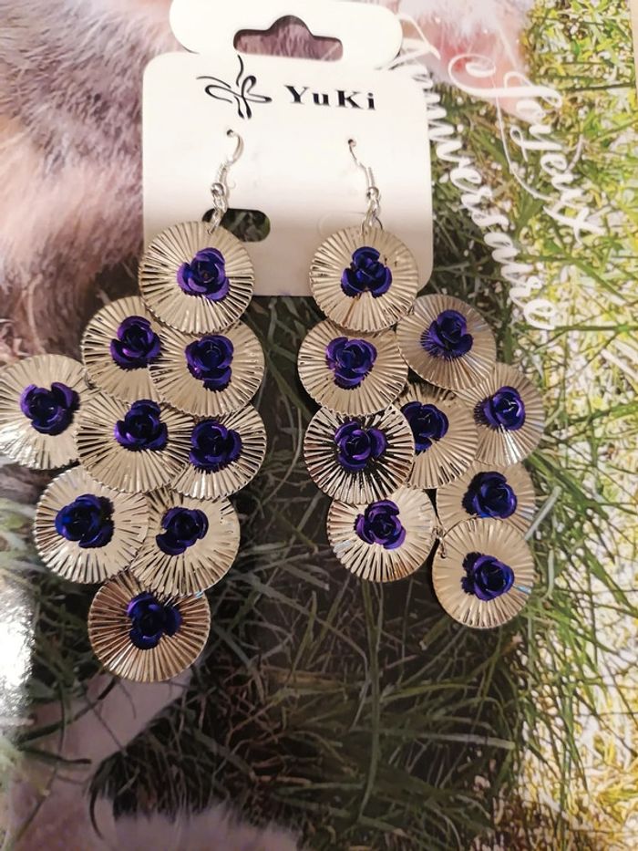 Boucles d'oreilles pampilles - photo numéro 2