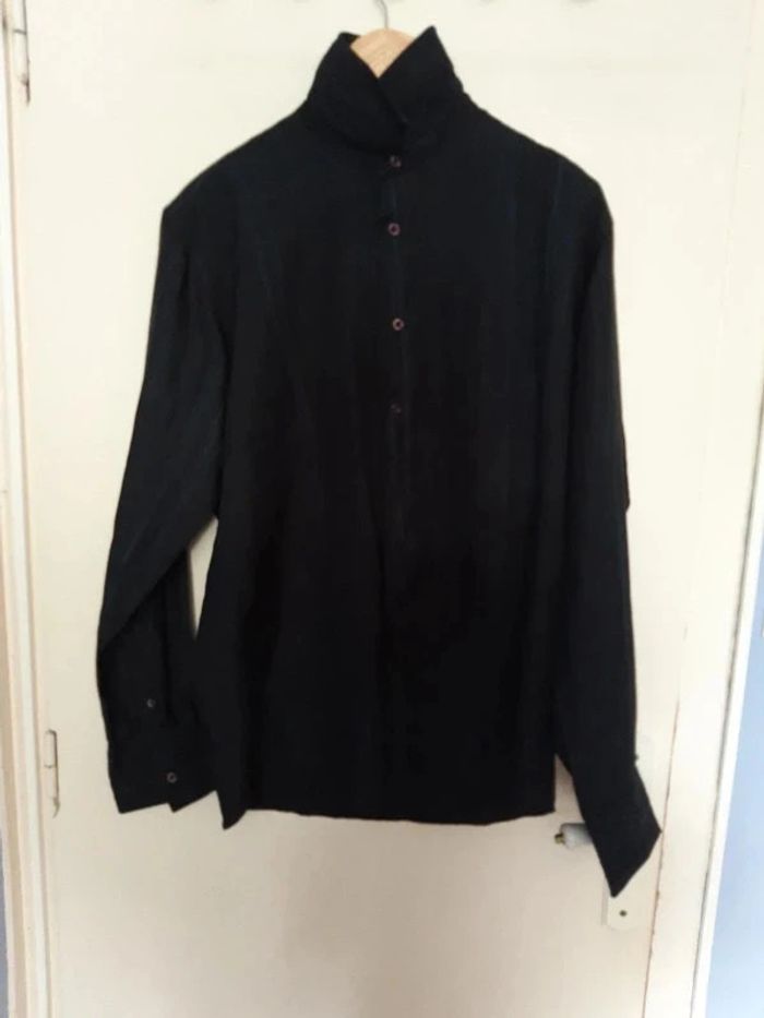 Chemise manches longues noir L kiabi - photo numéro 2