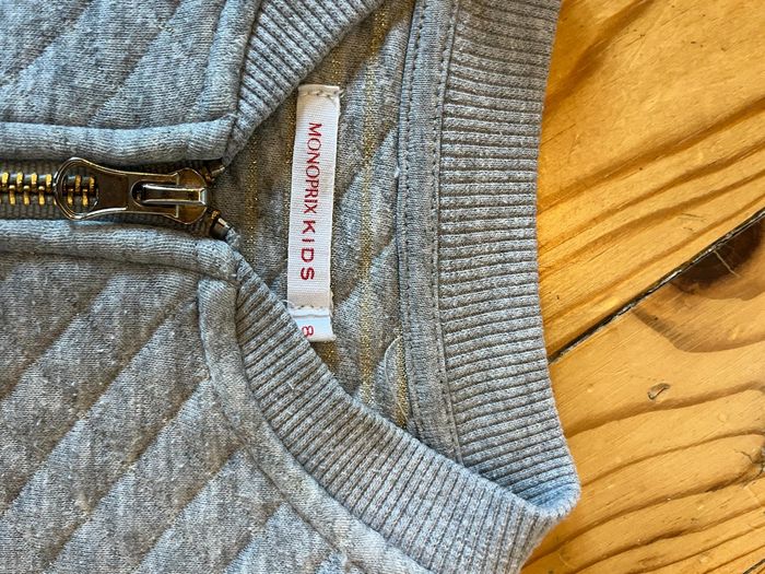 Veste grise Monoprix 8 ans - photo numéro 4