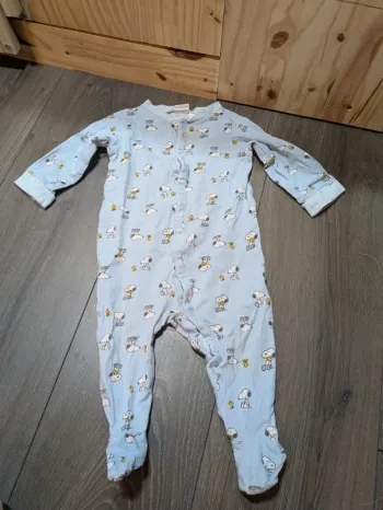 Pyjama en coton Snoopy 3 mois H&M très bon état