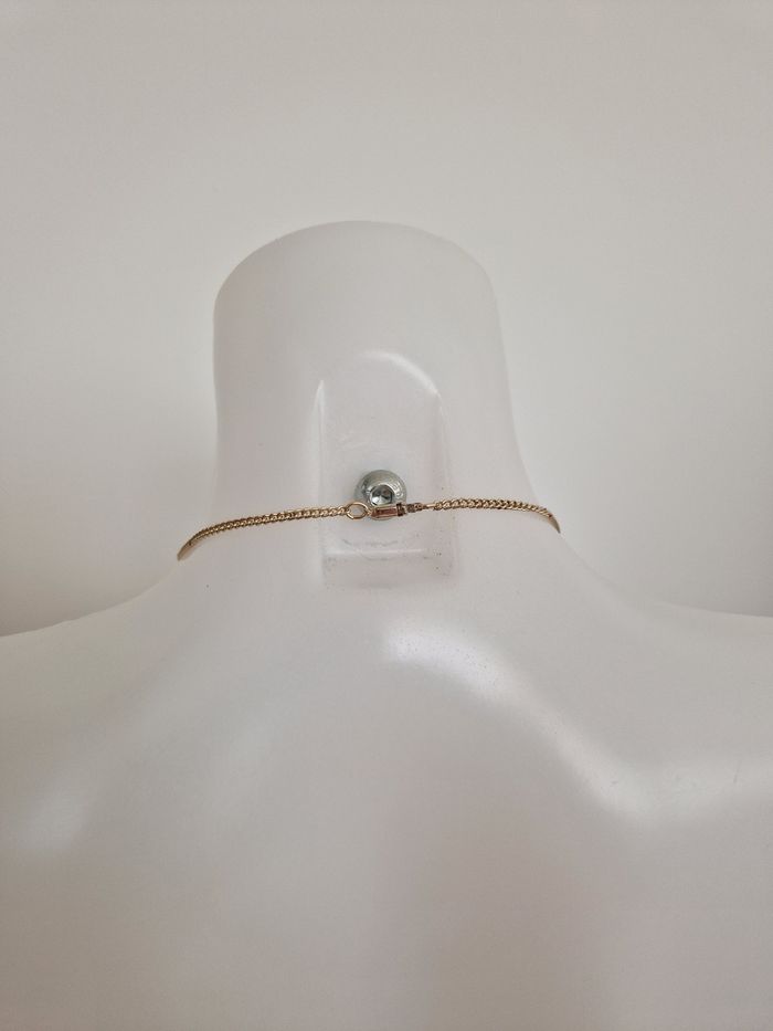 Collier argenté avec pierre transparente - photo numéro 6