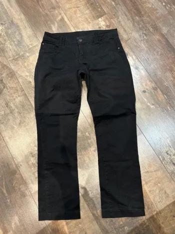 Pantalon noir toile