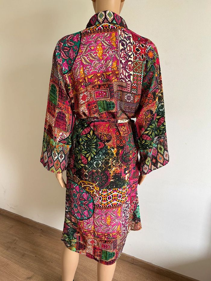 Robe mi longue neuve en soie Trebol taille S/M - photo numéro 7