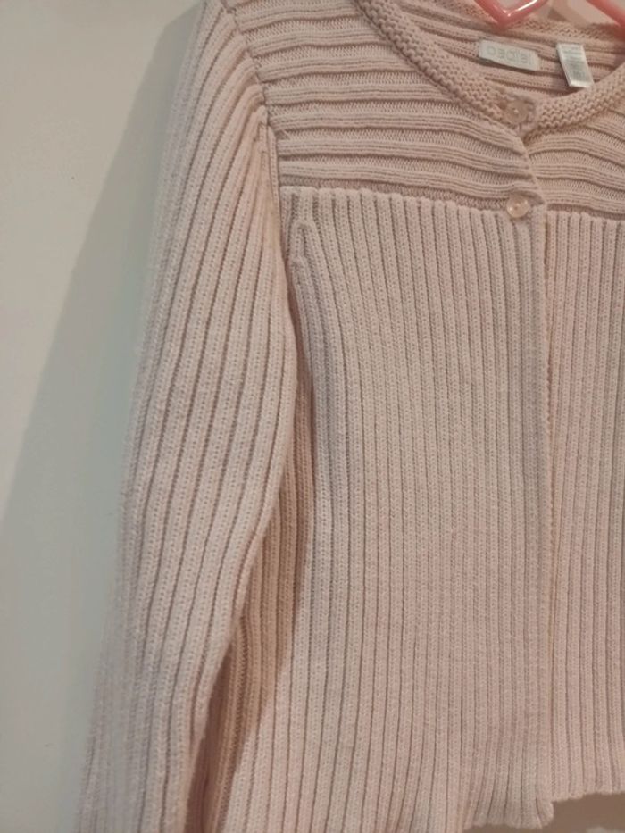 Gilet rose pâle 4ans - photo numéro 4