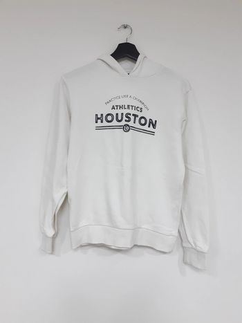 Sweat à capuche blanc Kiabi 14 ans