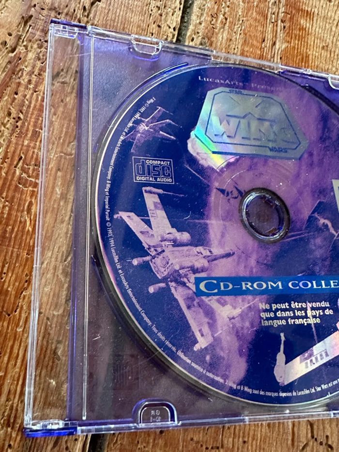 Jeu vidéo PC ordinateur vintage Star Wars X-Wing Lucasart Cd-rom - photo numéro 2