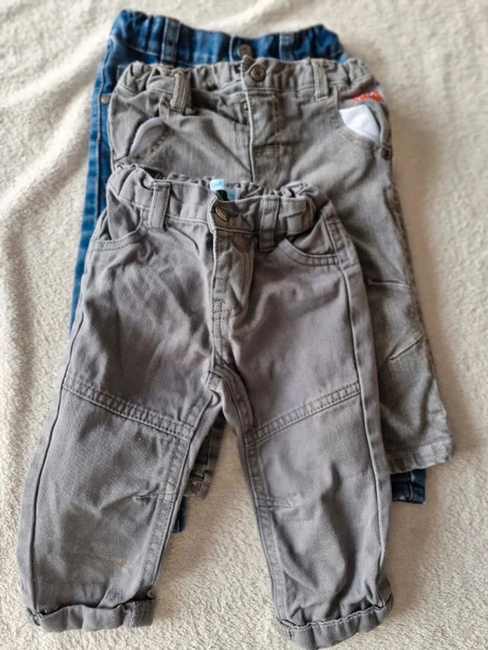 Lot de 3 pantalons 12 mois