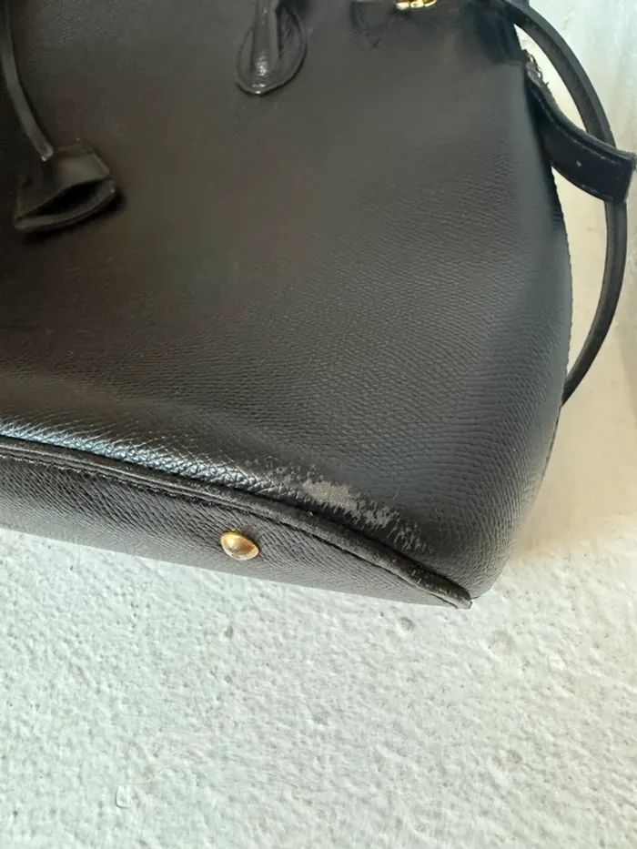 Sac Céline Bolide Noir Intérieur Rouge – M94 – Avec Bandoulière 100 cm - photo numéro 8