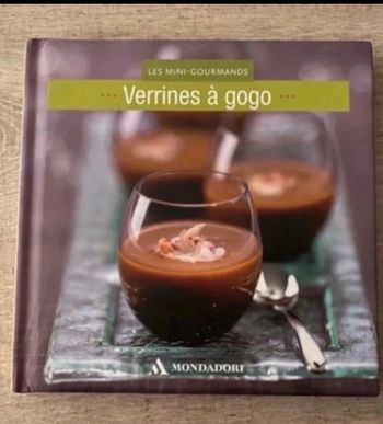 livre de recettes de cuisine de verrines en sucré ou salé