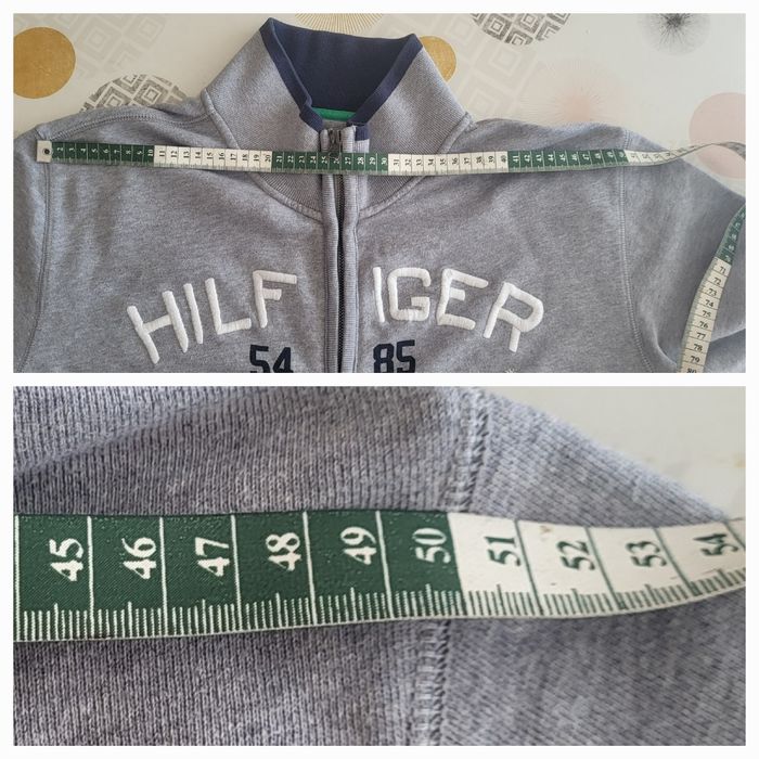Tommy Hilfiger Sweat zippé ML TXL-Gris &Marine-Hilfiger brodé & Zip Intégral - Manhattan 54W 85th - photo numéro 6
