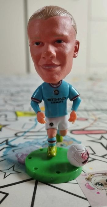 Petite figurine football neuve Erling Haaland Manchester City