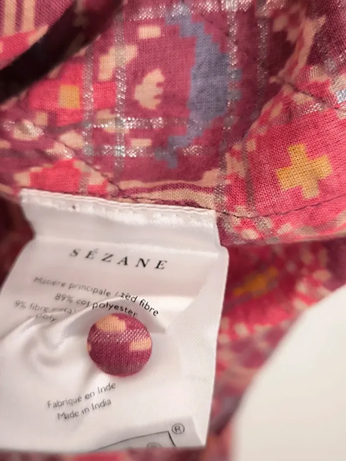Blouse Sezane a volants imprimé 34 - photo numéro 10
