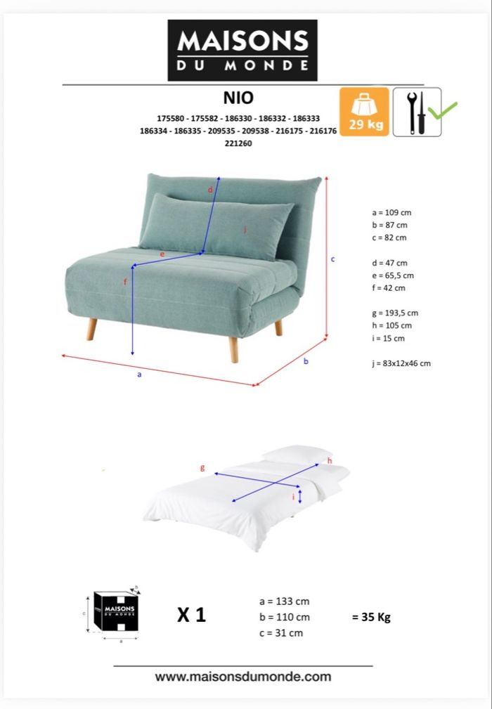 Banquette lit 1 place - photo numéro 2