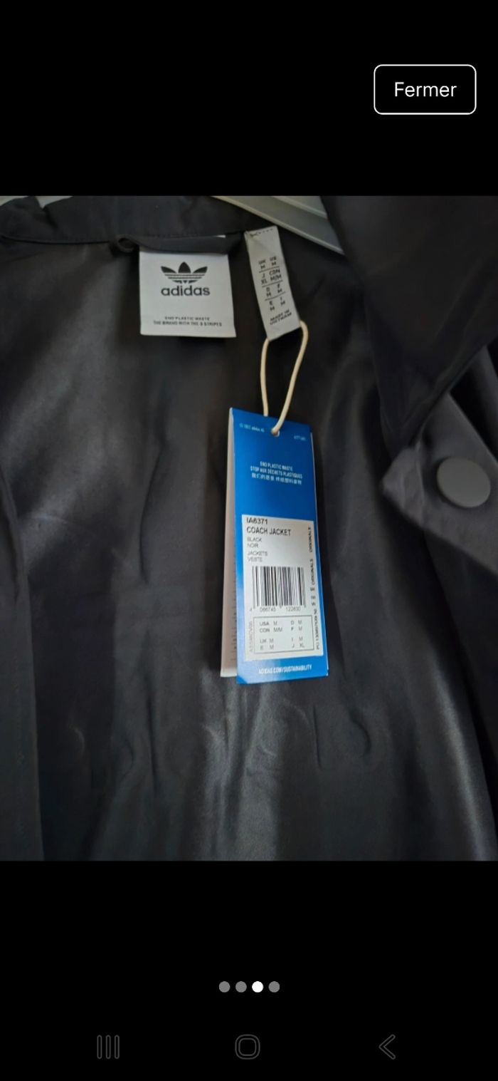 Parka homme adidas neuve - photo numéro 3