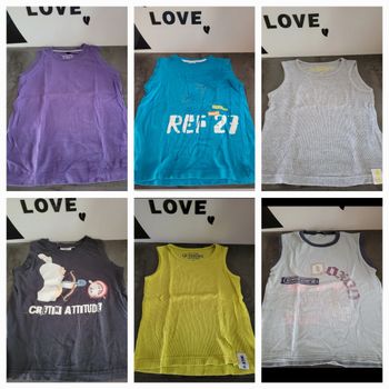 Lot de débardeurs garçon 6ans