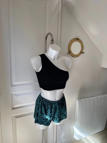 Short en velours