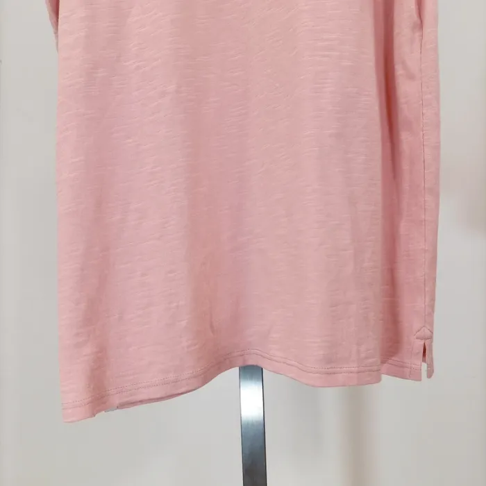 Polo Rose clair 100% coton - léger, Taille M - A398 - photo numéro 10