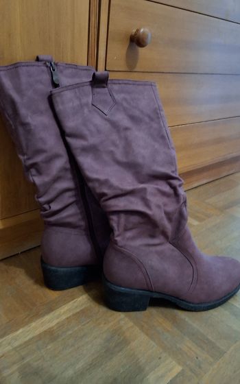Bottines mauve