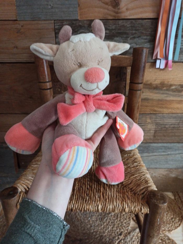 Peluche vache Nattou tbe - photo numéro 4