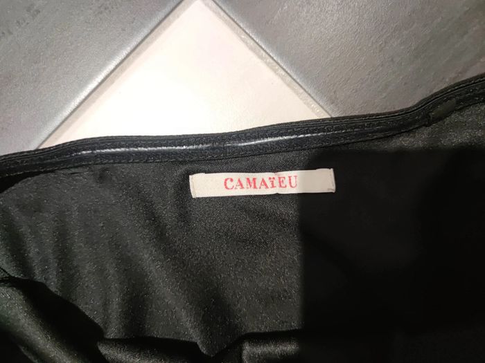 Robe asymétrique noire camaïeu t36 - photo numéro 4