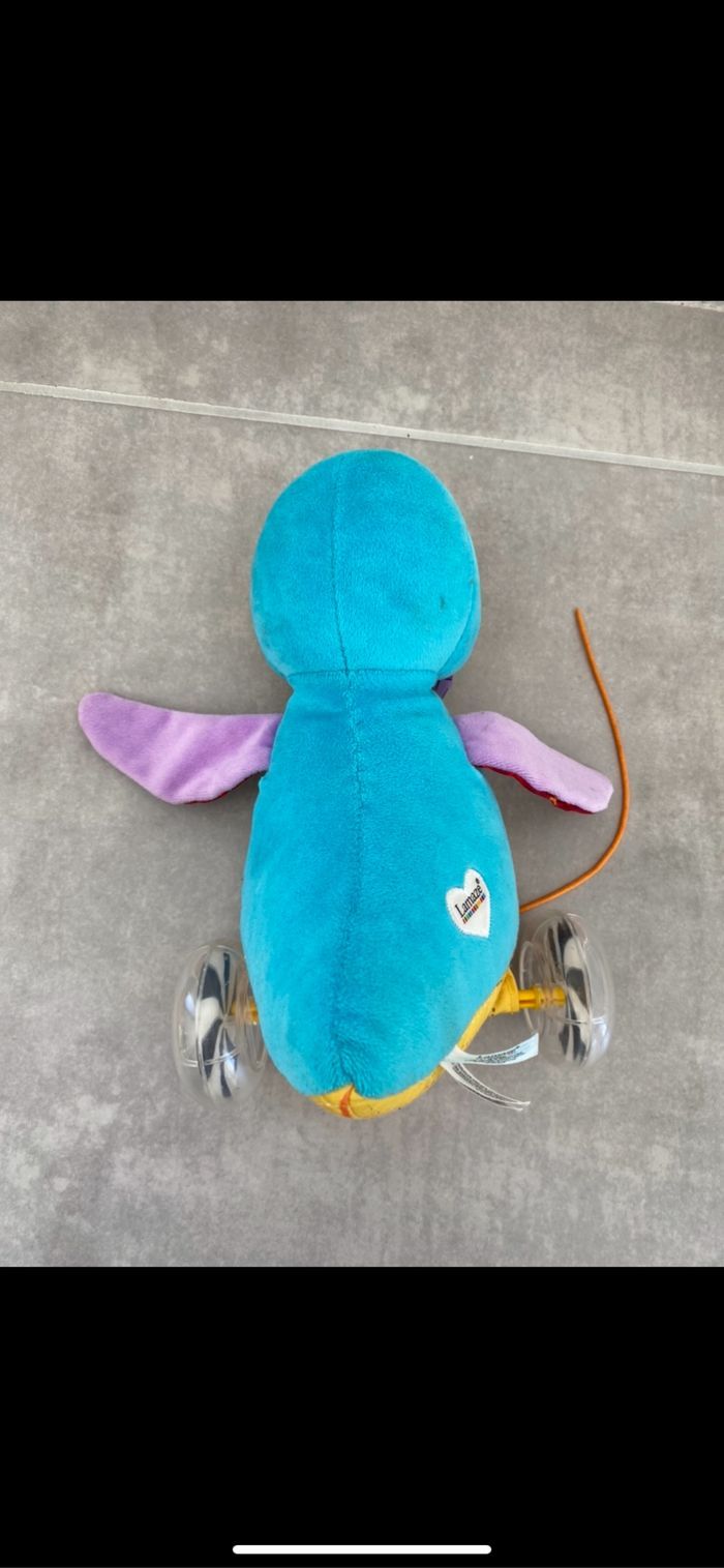 Peluche Pingouin sur roulettes à tirer - photo numéro 9