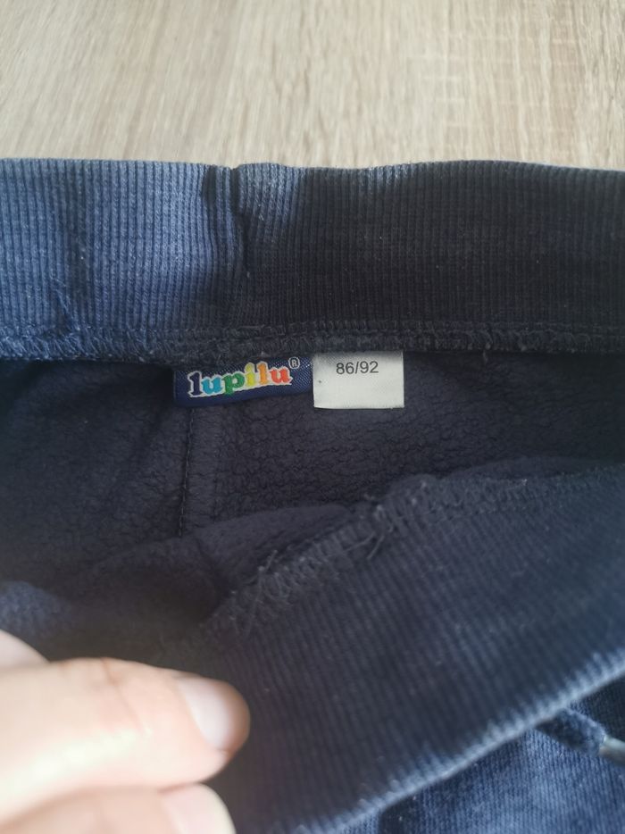 Lot de 2 pantalons en coton 24/36mois lupilu et tex - photo numéro 4