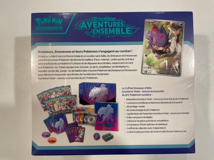 Pokemon ETB Coffret dresseur d’élite EV9 aventures ensemble - photo numéro 3