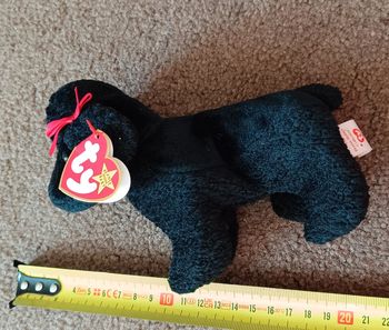 Peluche Gigi noir caniche