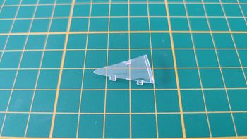 Vitre arrière droite pièce détachée miniature Maisto Ferrari 550 Maranello 1/24 #B74