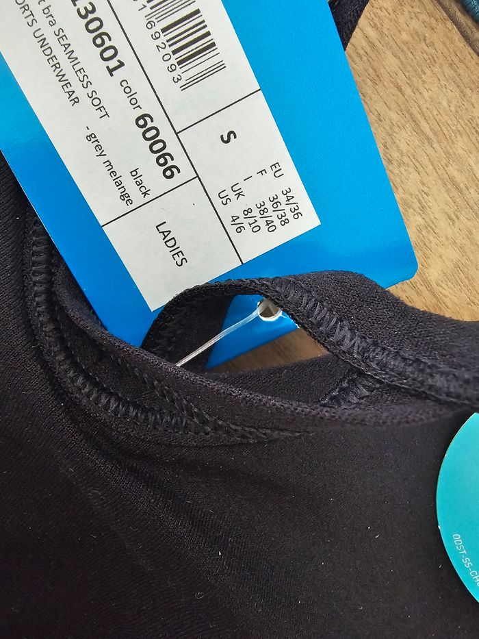 Brassière sport ODLO réversible Seamless femme 36 38 taille S - photo numéro 6