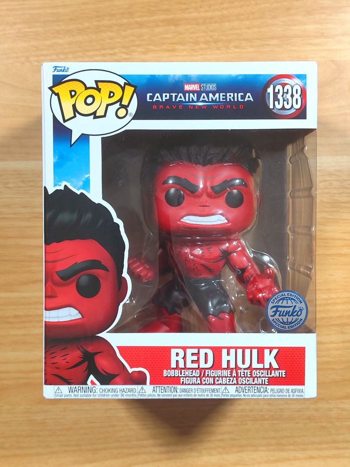 Lot 2 Funko Pop! Marvel : Red Hulk (Brave New World) - Éditions Spéciales - photo numéro 2