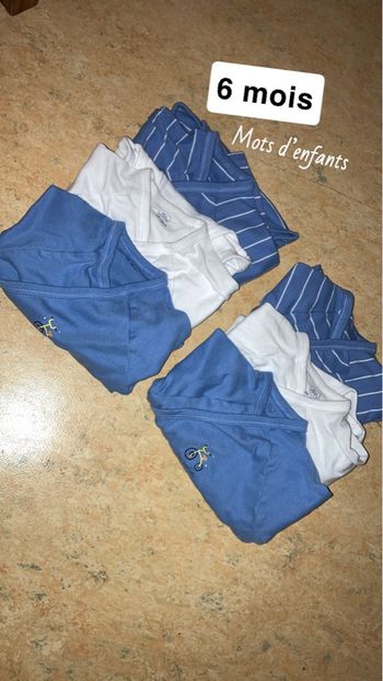 Lot bodys manches longues 6 mois 
