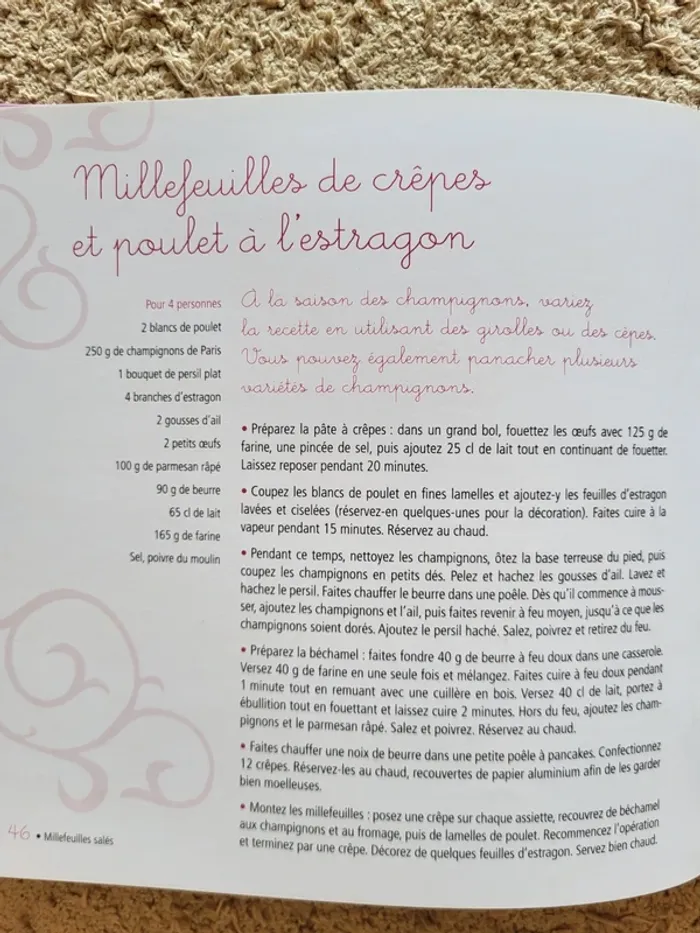 Livre de cuisine "Macarons et Millefeuilles" Natacha Arnoult - photo numéro 9