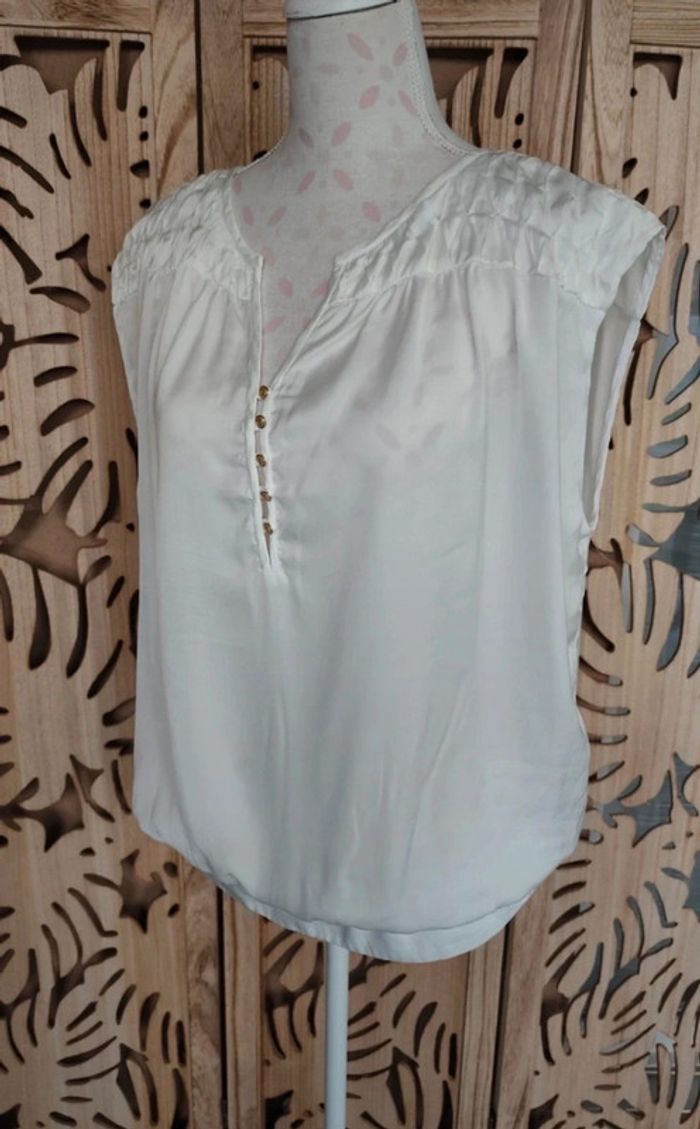 Blouse satin Taille XL Mango Basic - photo numéro 2