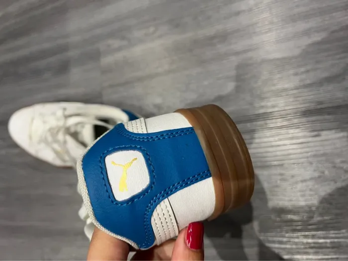 Baskets puma blanche et bleu - photo numéro 3