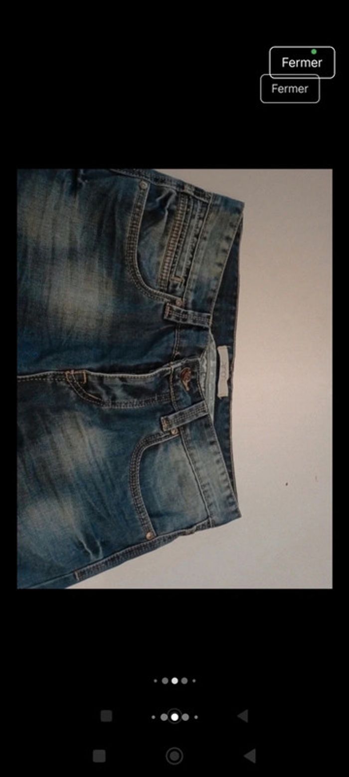 Bermuda short en jeans homme Aron taille 42 - photo numéro 4