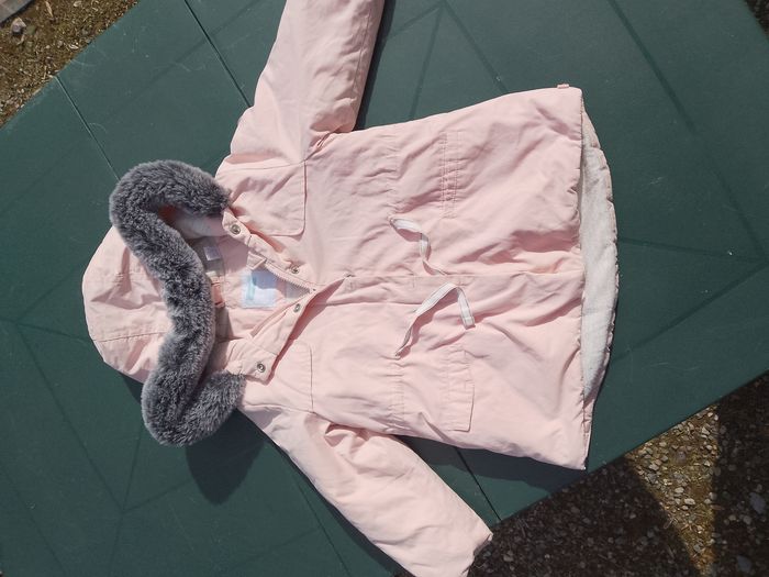 Manteau obaïbi 23 Mois rose