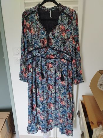 Robe longue fleurie