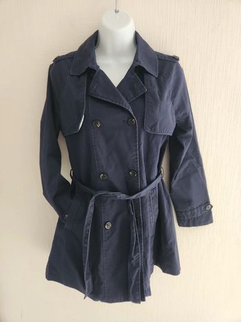 Trench coat bleu marine Zara 14 ans 164 cm