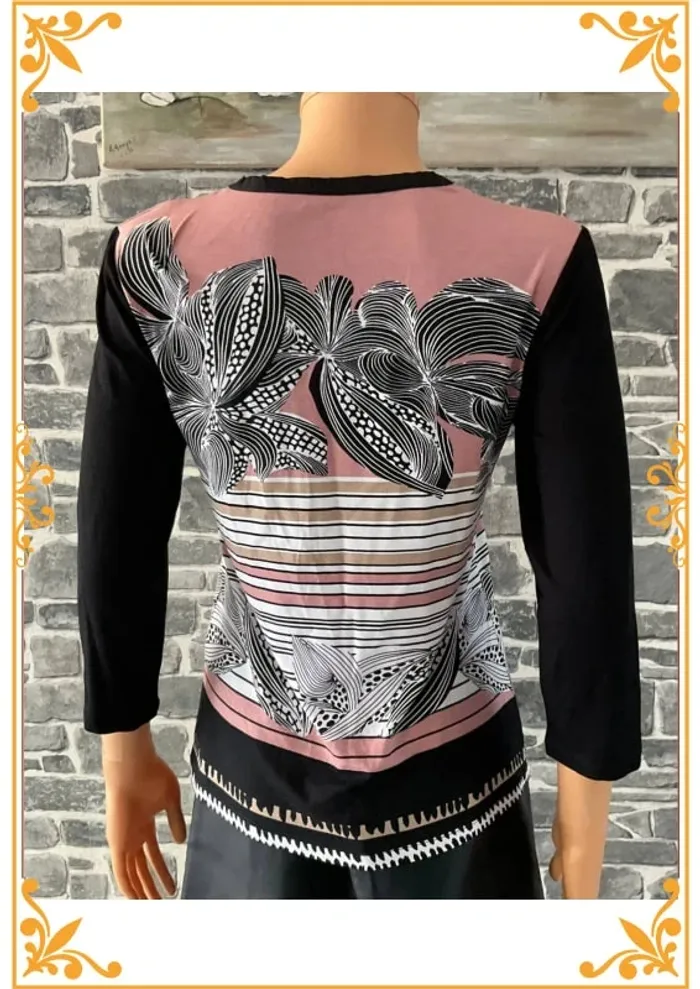 T-shirt manches 7/8éme " Christine Laure " - photo numéro 4