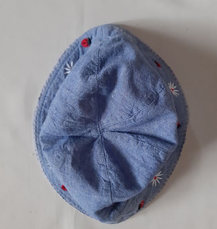 Chapeau / bob en jean fille - coccinelles - Vertbaudet  - 24/36 mois - photo numéro 4