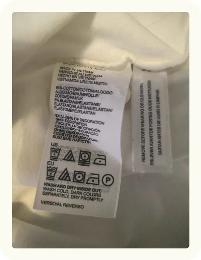 Polo blanc homme Tommy Hilfiger Taille M 38 - photo numéro 5