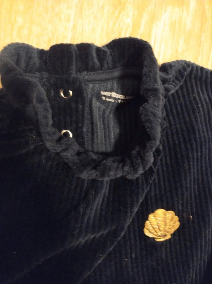 Sweat en velours fille Vertbaudet - photo numéro 2