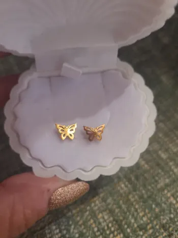 Boucles d'oreilles en acier inoxy