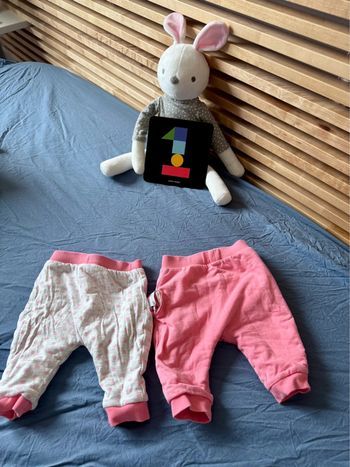 Lot de deux pantalons réversibles pour bébé