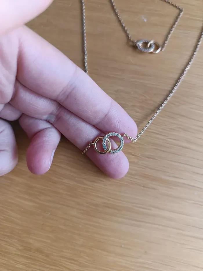 Bijou collier et bracelet plaqué or - photo numéro 2