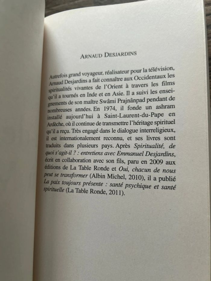 Livre pocket - Arnaud Desjardins - Au delà du moi - à la recherche du soi volume 2 - photo numéro 3