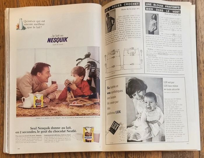 Ancien magazine Mode et travaux 1966 avec 3 patrons + supplément n°784 vintage - photo numéro 19